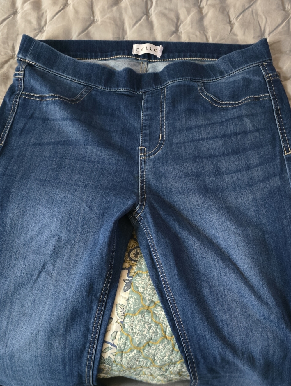 Cello Women's Dark Blue Stretch Jeggings